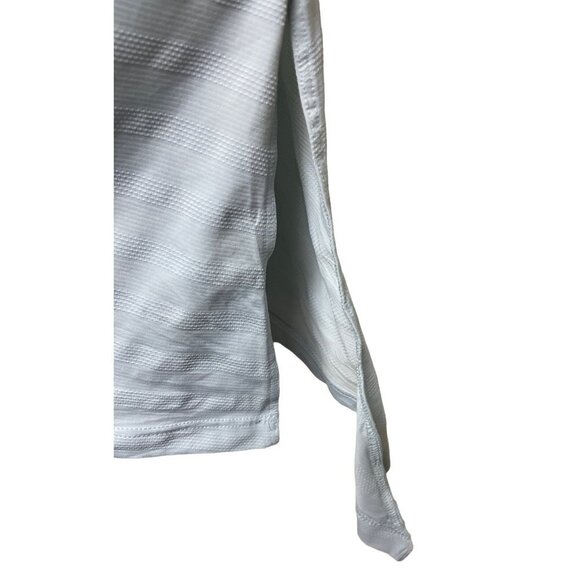 Athleta Seafoam Stripe Sleeveless Waist Tie Tank Top Women's Size Small - Picture 3 of 7